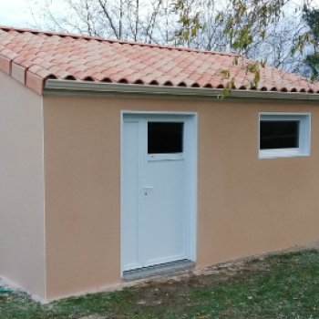 Abri de jardin Béton Enduit 3